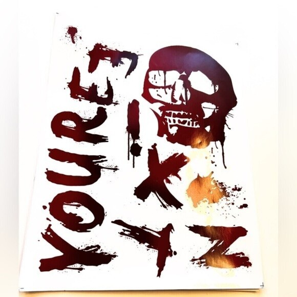 8 Halloween Stickers Fadeless Real Looking Scissors Hammer Bloody Hand. - Picture 11 of 11